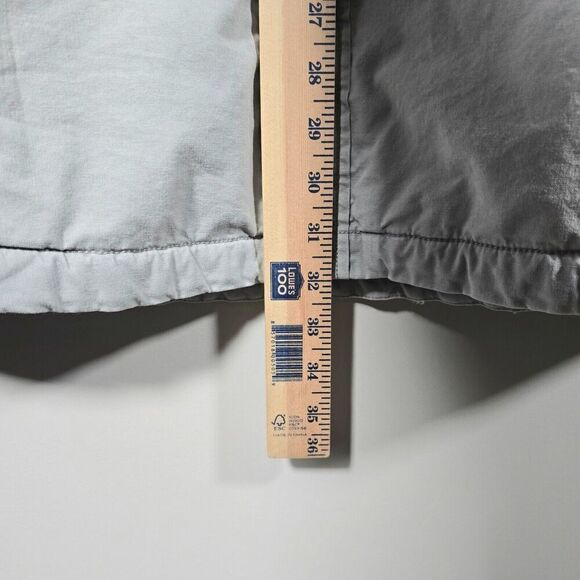 LL Bean Sherpa Lined Jacket Chore Coat Mens XL Stone Gray‎ Snap Pockets Barn - Picture 11 of 13